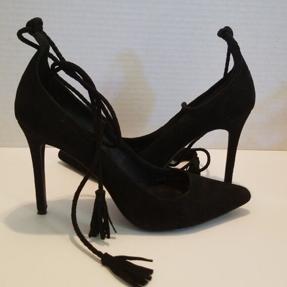 jOIE **** REDUCED**** SUEDE Wrap Around Pumps Pointed Toe Size 8.5M - Picture 5 of 8